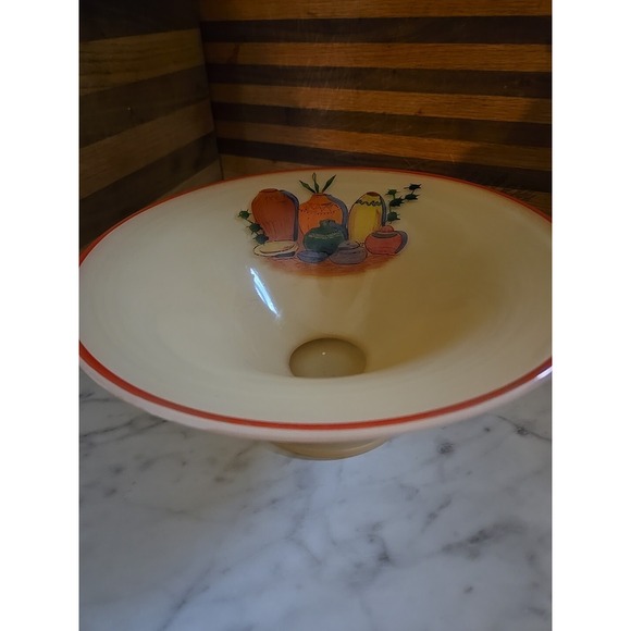 Art Deco Mexican Glass 1920's Bowl - 10
